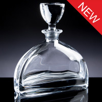 Modern Diplomat 0.6L Crystal Decanter, Blue Boxed